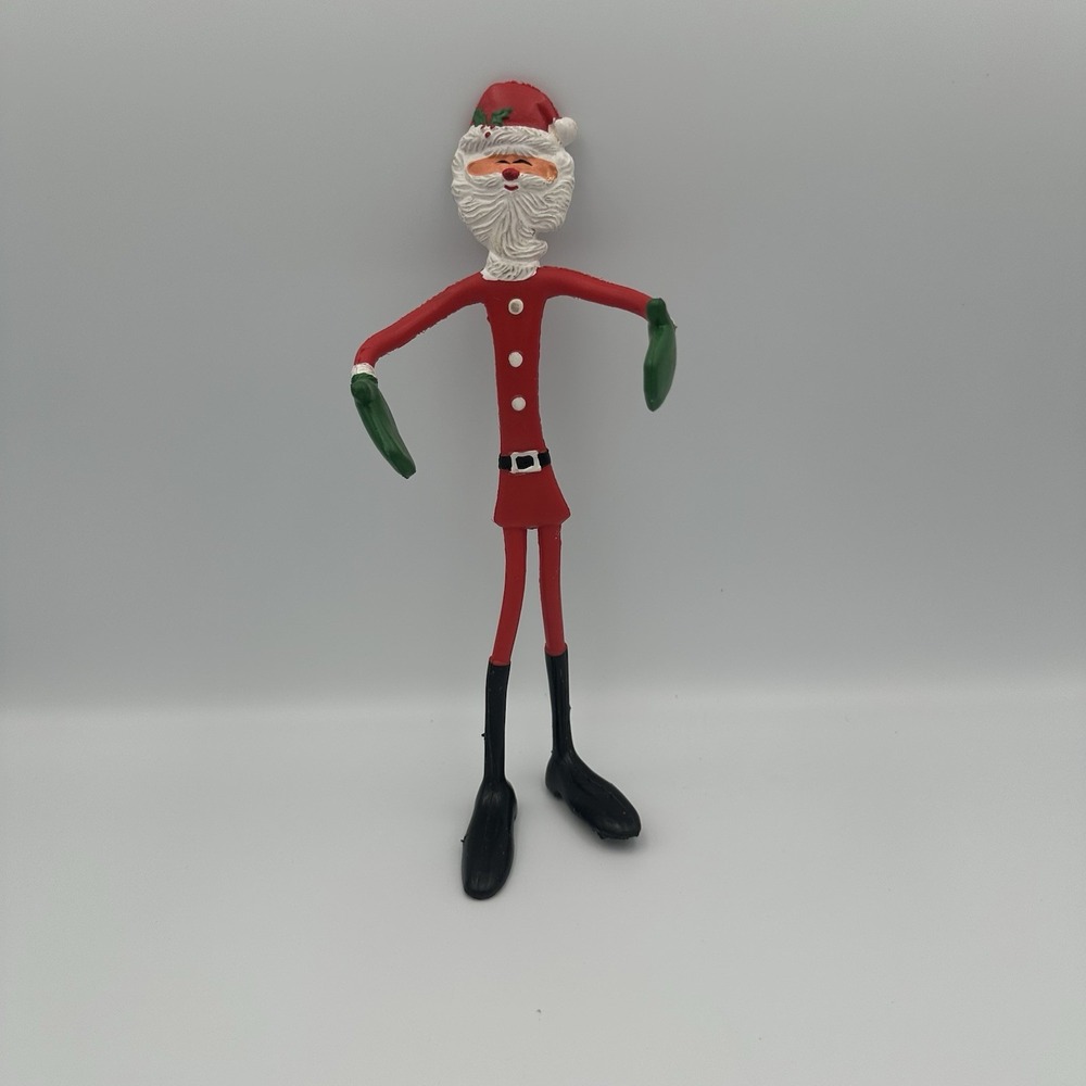 1978 Amscan Bendy Bendable Santa‎ Claus Christmas #44020 10"